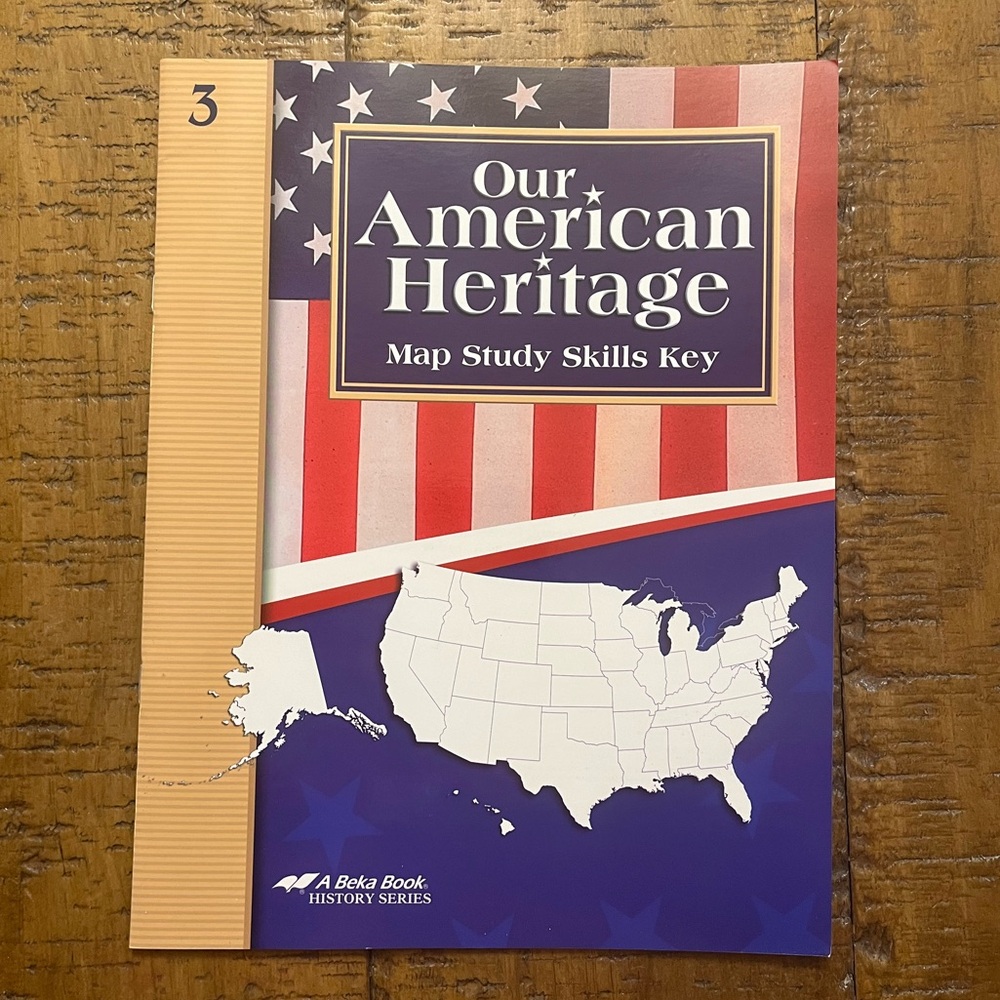 Abeka Our American Heritage Map Study Skills Key